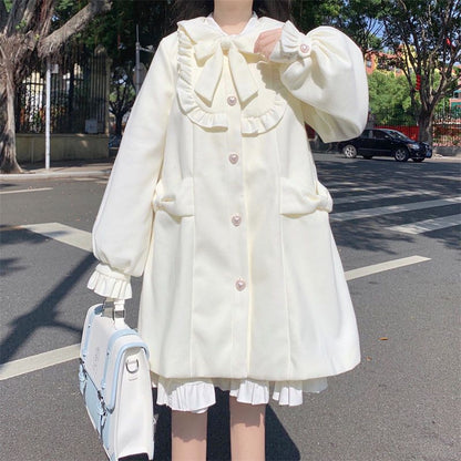 P cute bow jacket