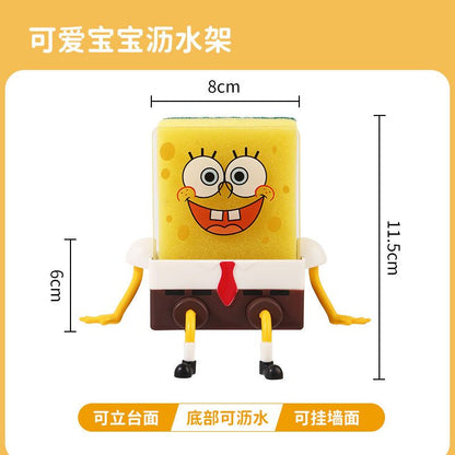 P dishwashing sponge drain rack