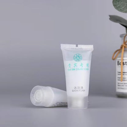 P Body wash, shampoo, toiletries