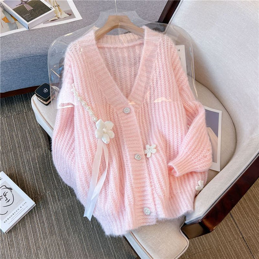 P sweater jacket