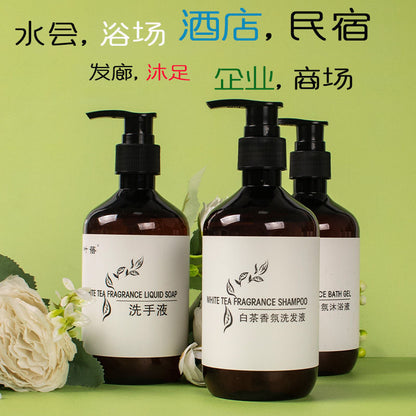 P white tea scented shampoo shower gel