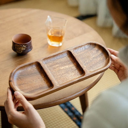 صينية خشبية من خشب الأكاسيا، صينية خبز منزلية، صينية حلويات خشبية 