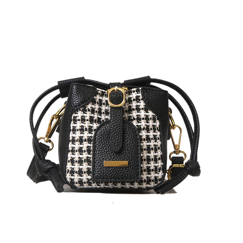 P new mini foreign style child baby oblique straddle bag baby boomer Internet celebrity fashion princess portable girl bag tide - Mixbatch