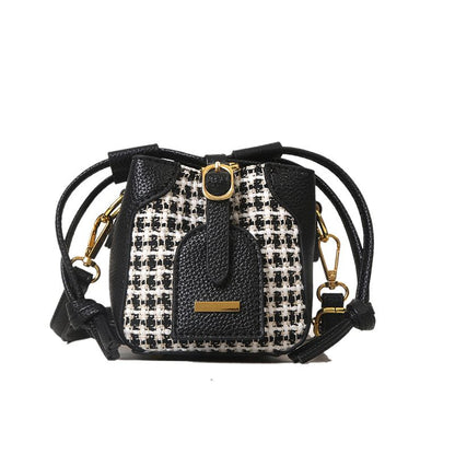 P new mini foreign style child baby oblique straddle bag baby boomer Internet celebrity fashion princess portable girl bag tide - Mixbatch