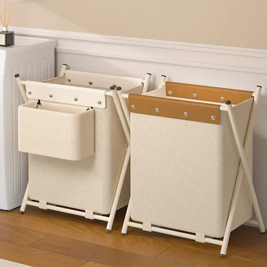 P folding laundry basket clothes storage