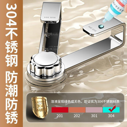 وحدة تخزين دوارة مثبتة على الحائط مصنوعة من الفولاذ المقاوم للصدأ P 304 