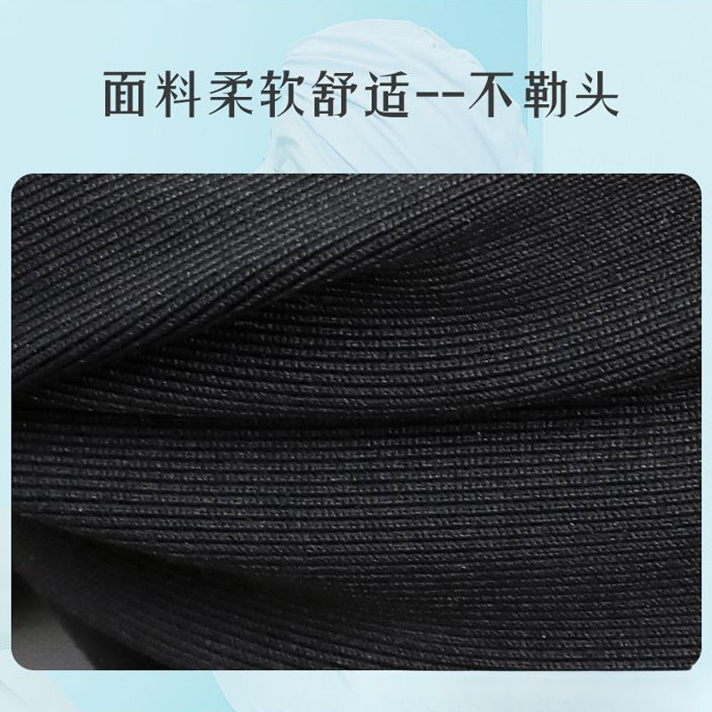 A korean new swim cap women's long hair fashion adult beach hat oversized bula head ladies hot spring swimming cap