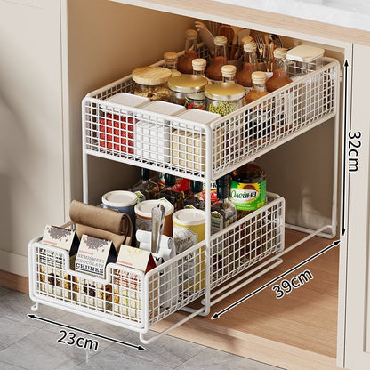 P pull-out storage rack