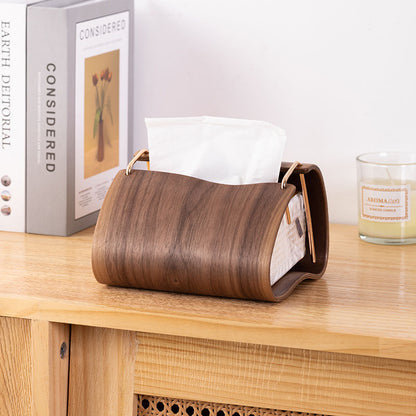 P Solid wood tissue box