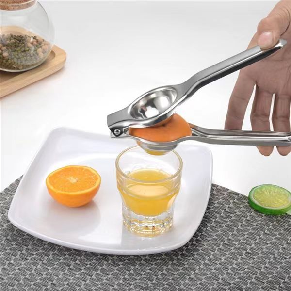 Stainless steel portable household fruit manual juicer lemon juice orange juice squeezing artifact special hand juicer - Mixbatch