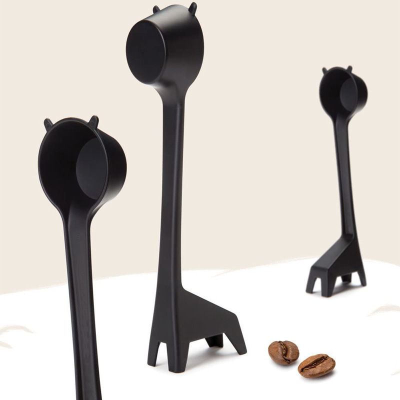 P cartoon coffee powder spoon