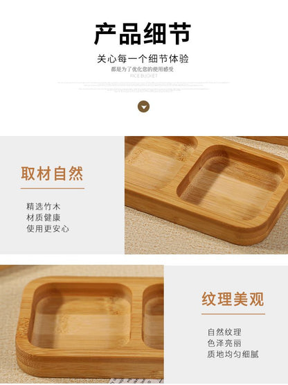 صينية من الخيزران، صينية شبكية للمرطبات، صينية فواكه مجففة، صينية حلوى ووجبات خفيفة 