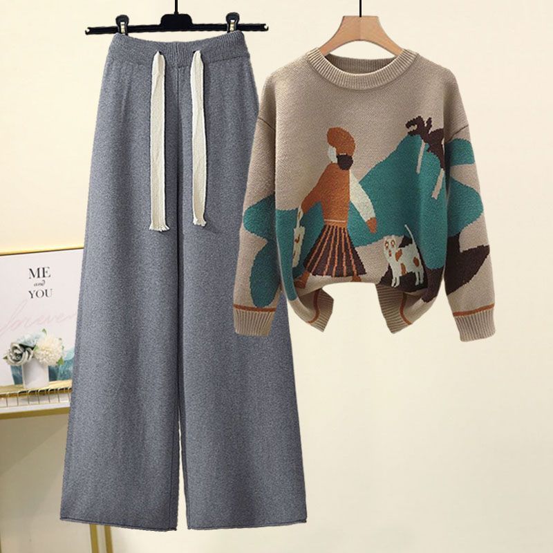 P Women's Knitted Suit