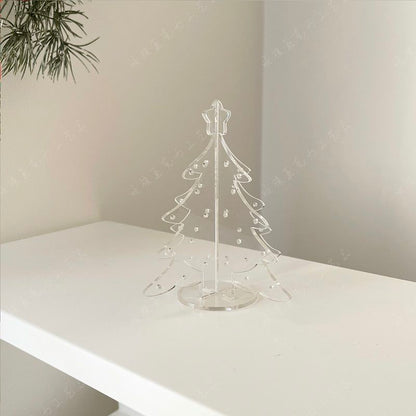 P Christmas tree acrylic jewelry storage