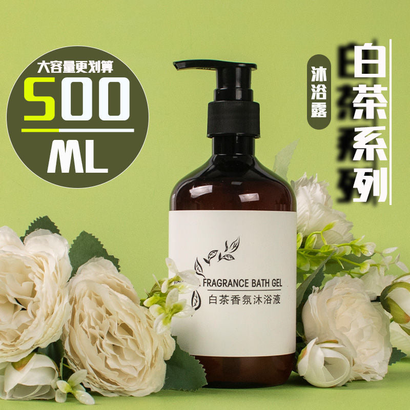 P white tea scented shampoo shower gel