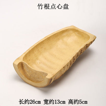 منتجات بامبو، طبق فواكه مجففة من جذور البامبو