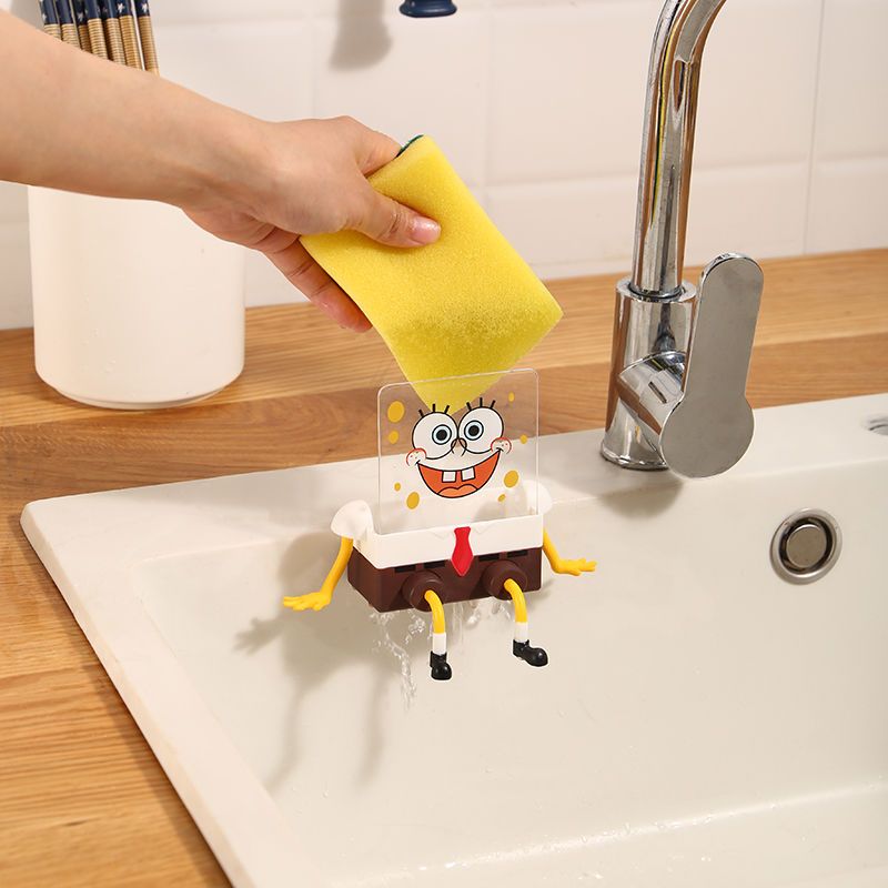 P dishwashing sponge drain rack