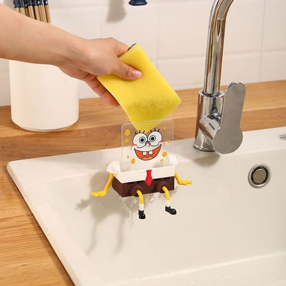 P dishwashing sponge drain rack