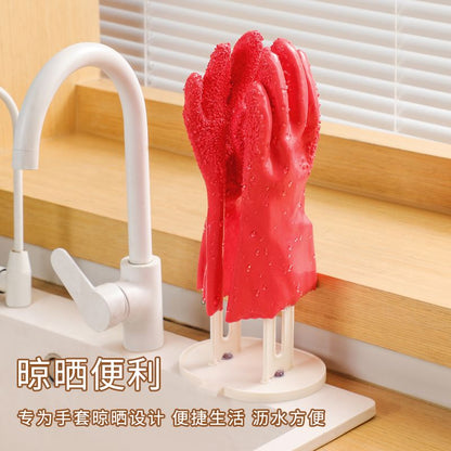 P gloves drain storage rack