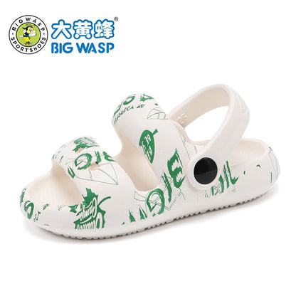 P bumblebee children's sandals men's and women's bag head sandals summer middle and small children's foot protection beach shoes lightweight baby cool slippers