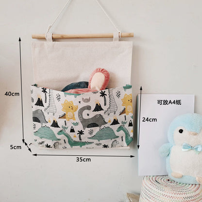 P cotton and linen storage bag