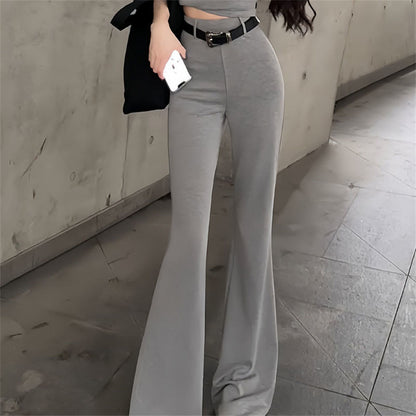 P summer new Spice Girl design short top + high waist and thin pants