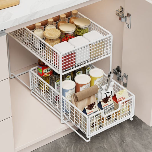 P pull-out storage rack