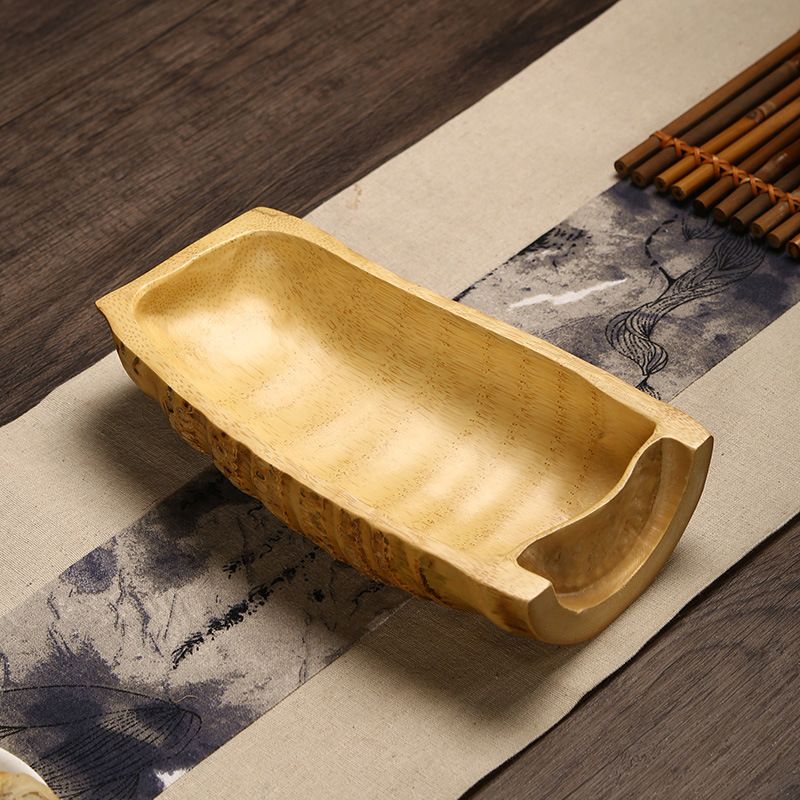 منتجات بامبو، طبق فواكه مجففة من جذور البامبو