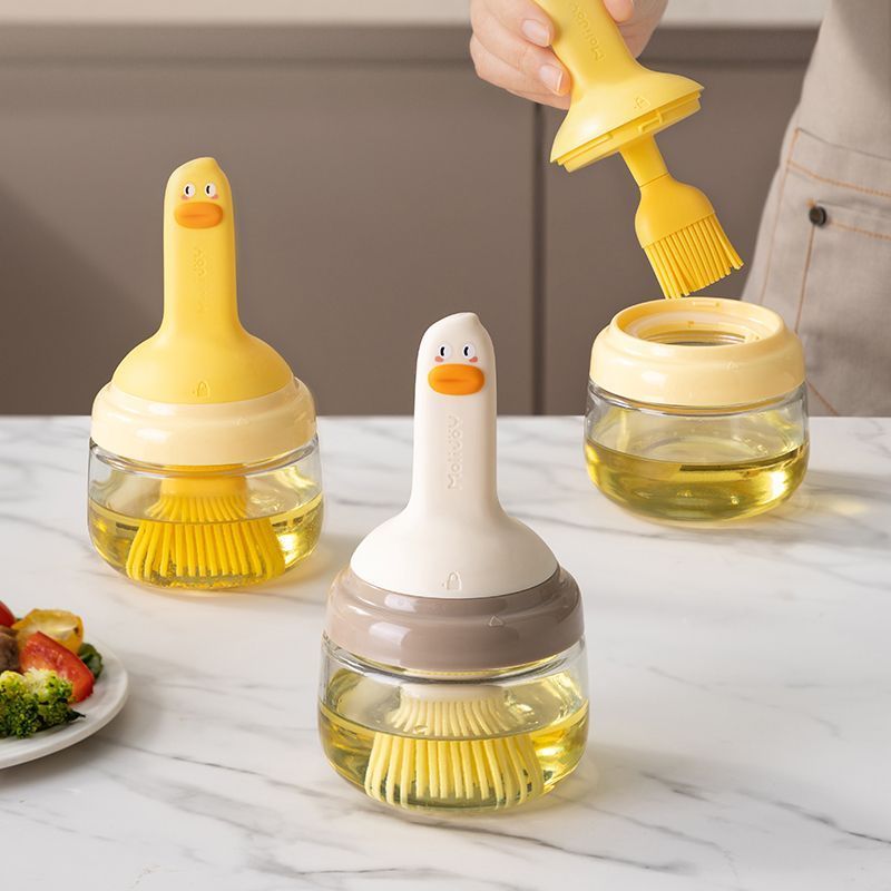A silicone oil brush set