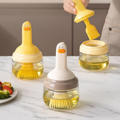 A silicone oil brush set