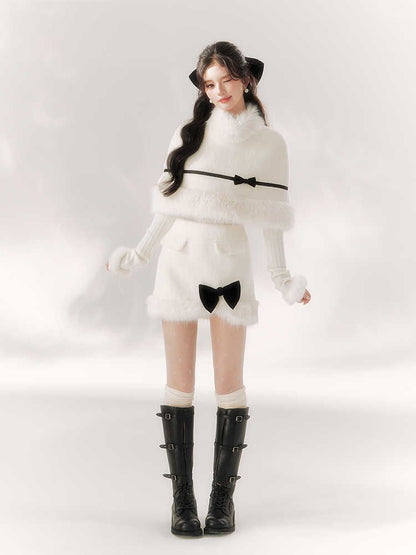 P cape jacket set