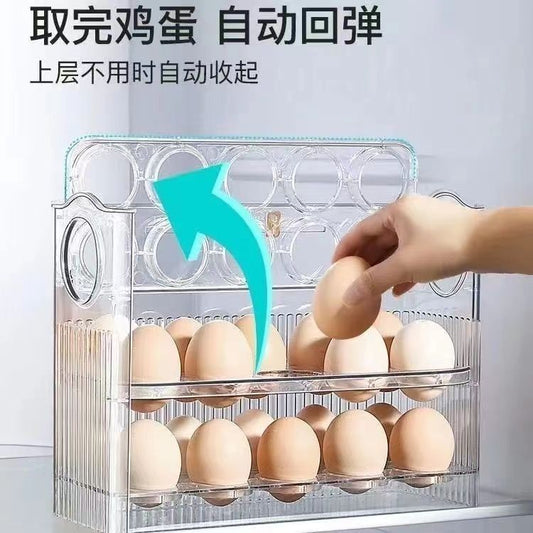 P egg storage and finishing