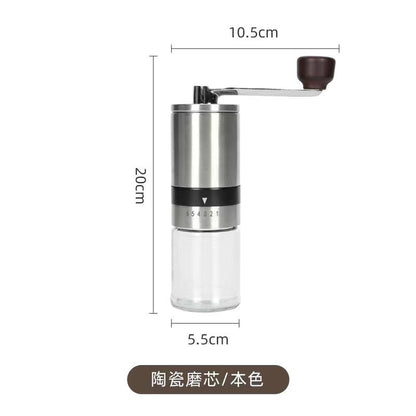 【Stainless steel grinding core】Six Adjustable Coffee Grinder, Hand Crank Coffee Grinder, Italian Home Users - Mixbatch