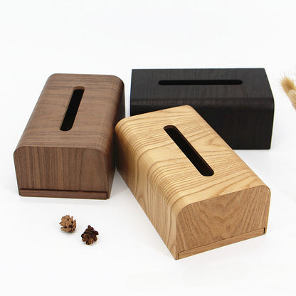 A Wooden tissue box