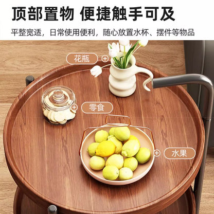 P with wheel coffee table small table retro trolley artificial board