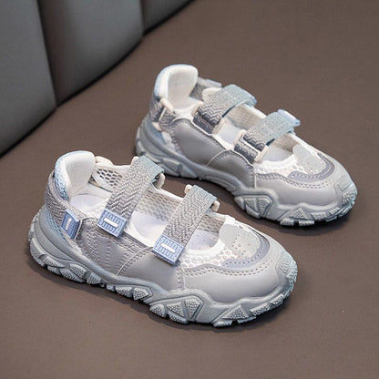 P New Summer Hollow Baotou Princess Medium and Older Children Soft Sole Non-slip Children's Sports Girls Shoes