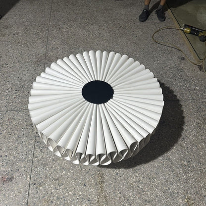 P cortical pleated coffee table ( pu )