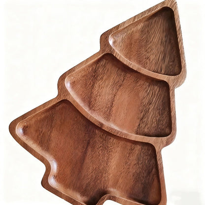 طبق وجبات خفيفة على شكل شجرة عيد الميلاد، طبق فواكه منزلي، طبق زينة حديقة عيد الميلاد