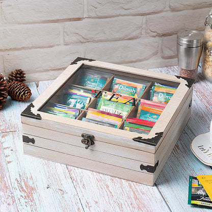 A storage wooden storage box