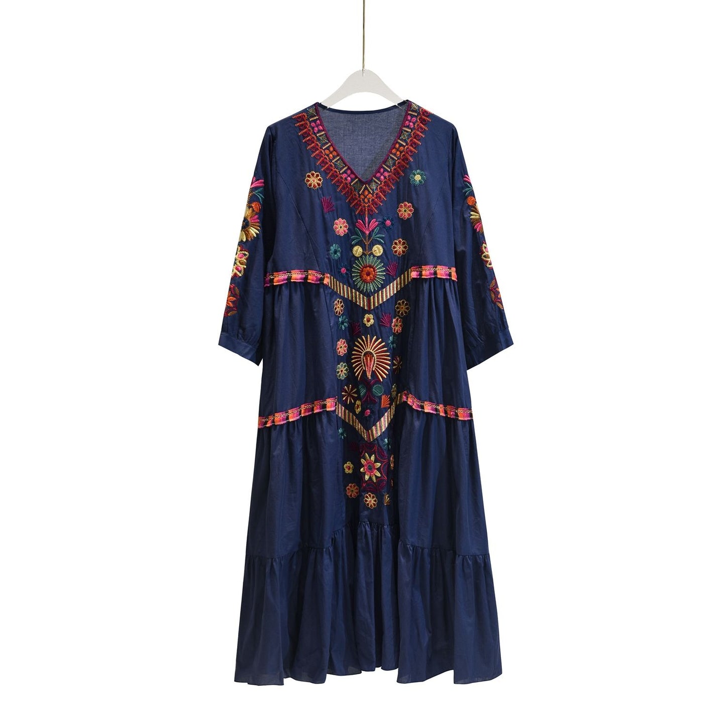 P photo white skirt seaside vacation super fairy small ethnic style dress
