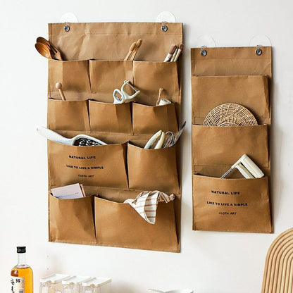 P Kraft paper storage hanging bag storage bag