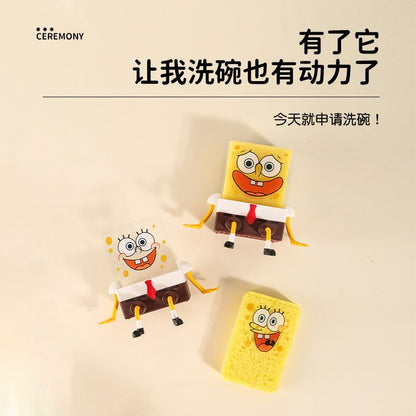 P dishwashing sponge drain rack