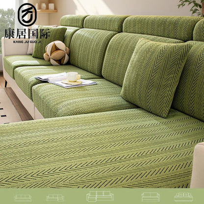 P sofa cover universal all-inclusive durable anti-cat scratch all-season universal solid wood sofa cover high elastic sofa cover
