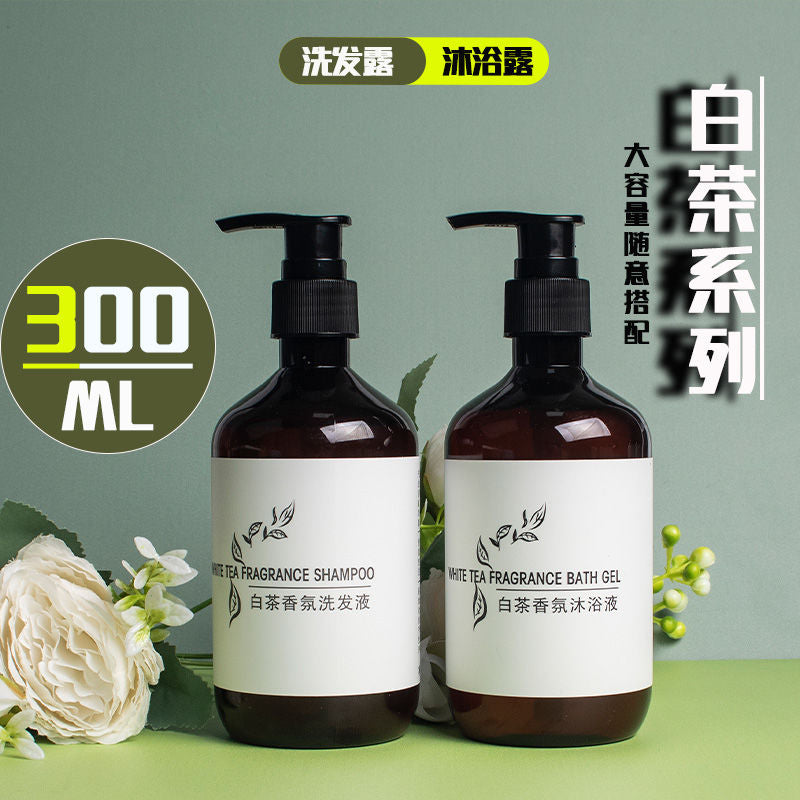 P white tea scented shampoo shower gel