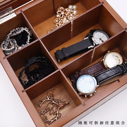 P tea box storage box