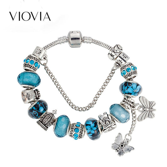 A bracelet butterfly tassel pendant bracelet