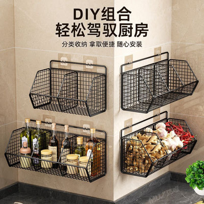 P wall-mounted storage rack