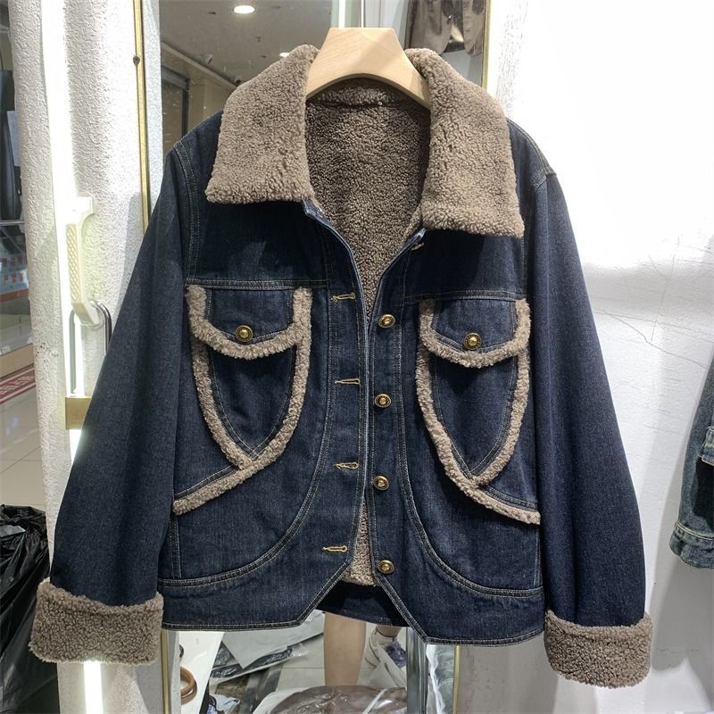 P denim jacket top