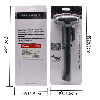 A metal safety hammer