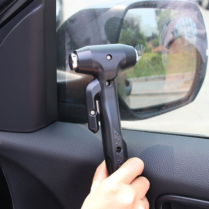 A metal safety hammer